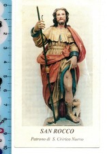 Santino - Holy Card - San Rocco - Patrono di S.Chirico Nuovo (PZ)