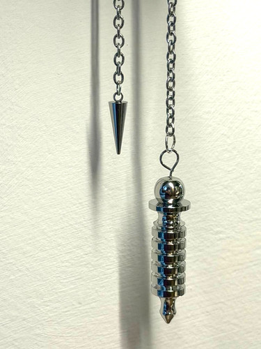 Pendolo radiestesia ottone - pendolo,
