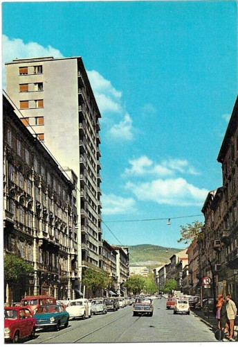 Cartolina trieste via - cartolina,