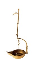 Lume lampada ad olio in ottone