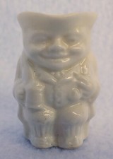 Antica vecchia tazza vintage porcellana inglese miniatura mini Toby Inghilterra