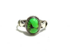 ANELLO cabochon turchese rame