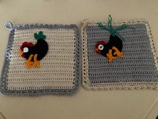 Coppia di presine all'uncinetto/Potholders Crochet Handmade