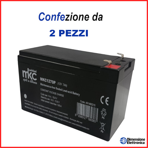 2pz batteria 12v - **2pz**, 7a