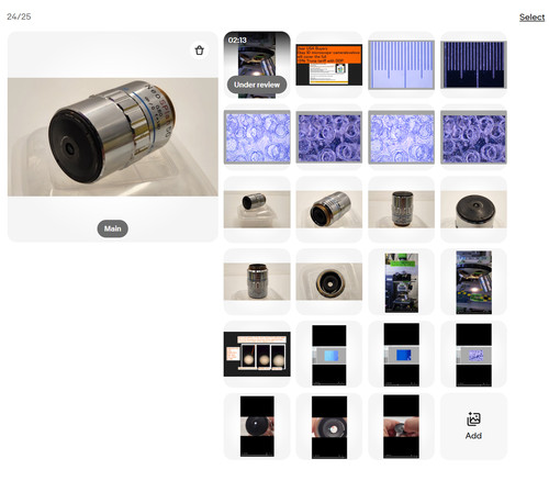Obiettivo microscopio cle - obiettivo,