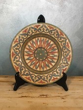 Piatto decorato in terracotta collezione Montopoli Arno