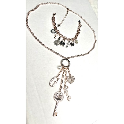 Guess set bracciale collana - guess,