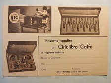 Cirio. Soc. Gen. delle Conserve Alimentari. Ciriolibro Caffè. Raccolta Etichette