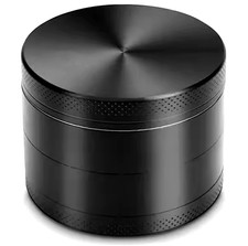 GRINDER IN METALLO 4 PARTI MACINA TRITA TUTTO TRINCIA TABACCO ERBA CAFFE PEPE