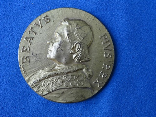 Medaglia bronzo dorato - medaglia, dorato-beatus