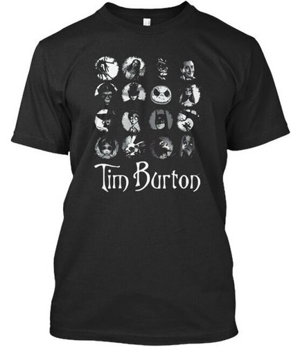 Shirt tim burton personaggi - t-shirt,