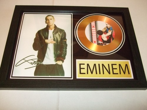 Eminem signed disc framed - ,