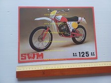 SWM RS 125 GS 1978 depliant