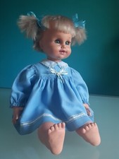 "SEBINO" "Patatina" bambola vintage, anni 60, vinile e pezza, altezza 60 cm.