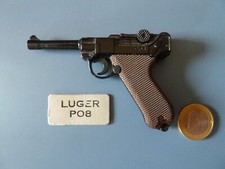 Modellino pistola in miniatura LUGER P08  - Fabbri Editore, scala 1: 2,5.
