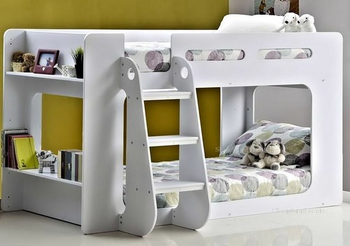 Letto castello corto bianco - letto, a