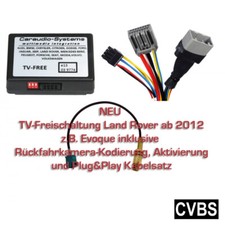 Codifica telecamera retromarcia CAS + senza TV LAND ROVER Evoque ecc. dal 2012