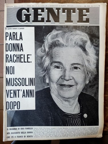 Rachele mussolini cardinale - mussolini,