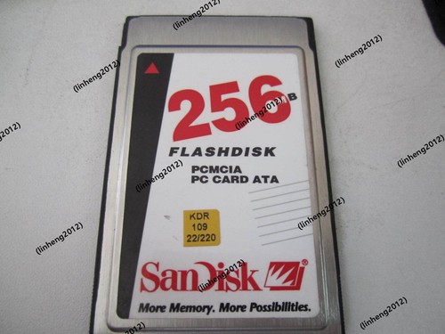 Sandisk 256mb pcmcia card - 256mb, pc