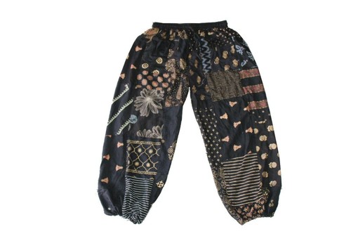 Pantaloni harem patchwork - pantaloni,