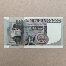 Italy 10000 LIRE Banknote