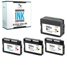 Confezione da 4 inchiostri compatibili CMYi 932XL 933XL per HP OfficeJet 6100 6600 6700 7110 7510