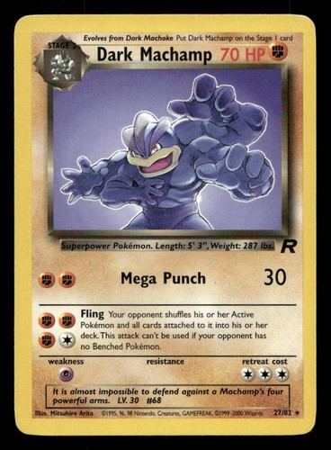 Dark machamp team rocket - team,