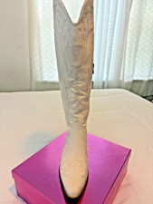 Stivali da cowboy bianchi da