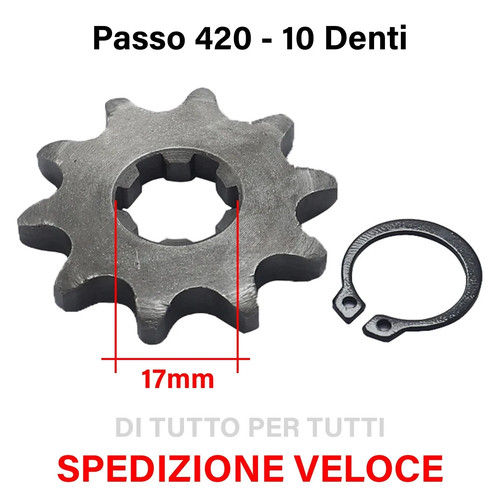 Pignone denti passo catena - denti,
