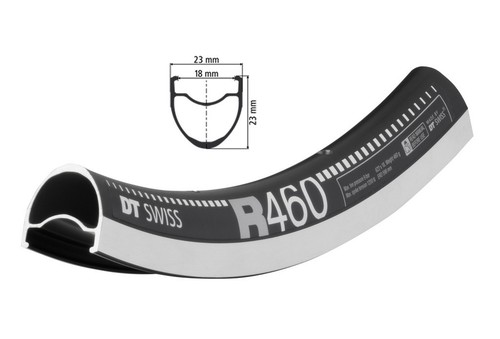 Cerchio swiss 460 nero - cerchio, r