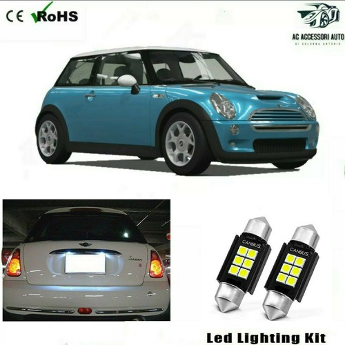 Coppia luci targa led - led, mini