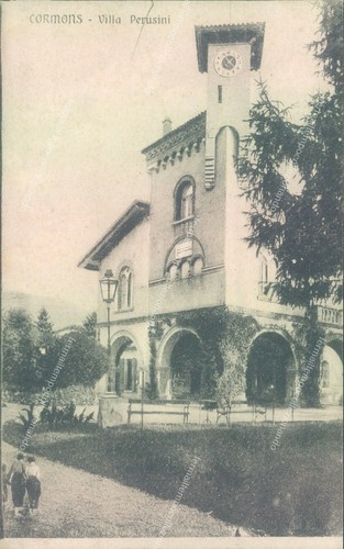 O757 cartolina cormons villa - cormons,