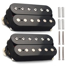 Alnico 5 Uncovered Humbucker 2 Pickup per Chitarra Elettrica, Fili Schermati6188