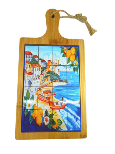 Tagliere cucina con veduta - con,