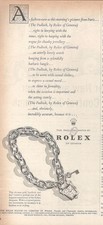 ROLEX Pubblicità OROLOGIO OYSTER PADLOCK AND KEY (clipping) 1 Pagina 1957