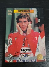 1995 Ayrton Senna Interlagos 90 Card Firmata Multi Editora #39 Near Mint