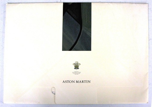 Brochure vendita auto aston - brochure,