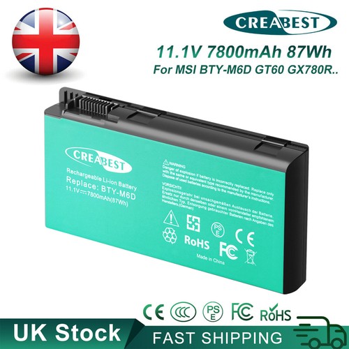 Batteria bty m6d - 7,8, ah