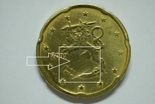 20 Centesimi Finlandia millesimo 2002 errore di conio