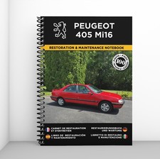 Peugeot 405 mi16 libretto - peugeot, di