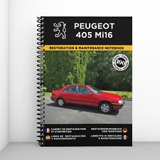 PEUGEOT 405 Mi16 : Libretto Di
