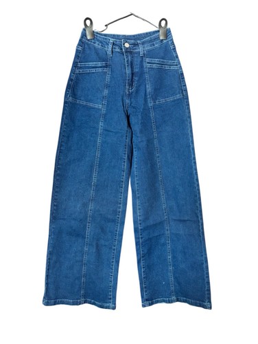 Jeans donna gamba larga