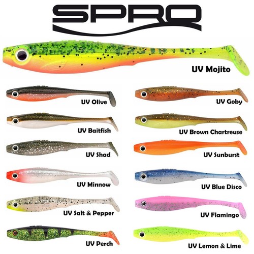 Spro iris popeye shad 8 - iris, uv