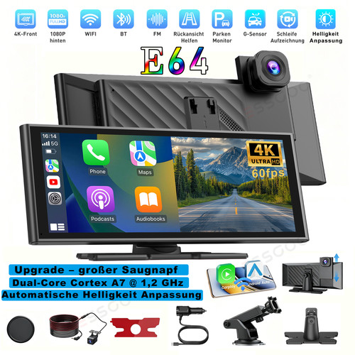 Dashcam wireless - 4k,
