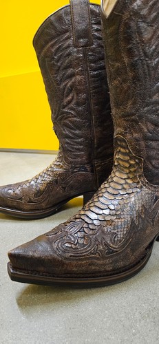 Sendra python leather boots - sendra,