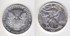 Moneta argento 1 dollaro