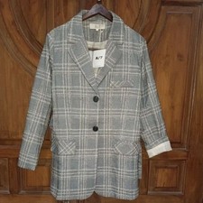 Blazer donna A/7 grigio chiaro