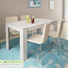 Tavolo allungabile moderno ATENA pino bianco cucina sala da pranzo living design