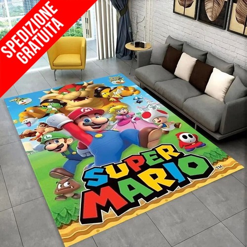 Tappeto super mario videogioco - tappeto,