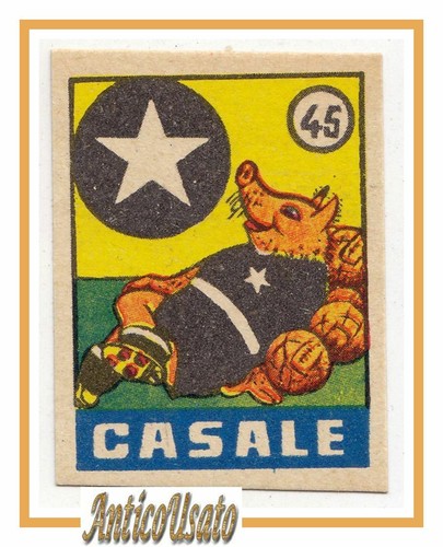 Figurina calcio casale - figurina,